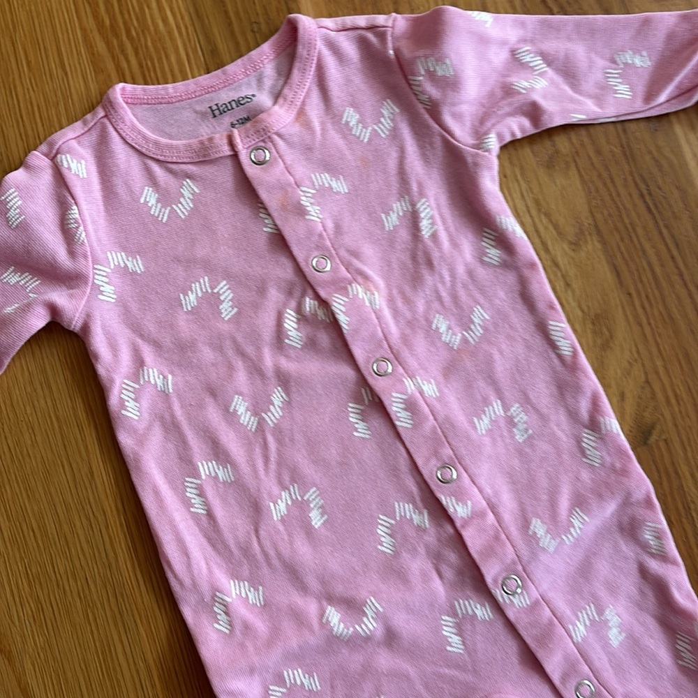6-12M Footless One Piece Rompers - Picture 5 of 8